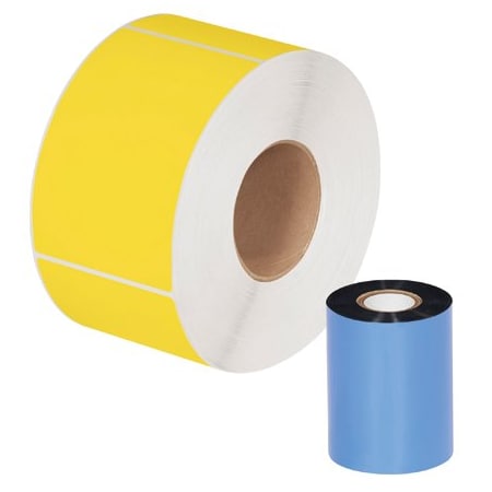 Bsc Preferred 3.15'' x 984' Black Zebra Thermal Transfer Ribbons - Wax/Resin, 24PK THT161